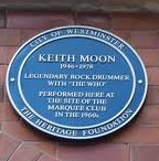 keith moon plaque